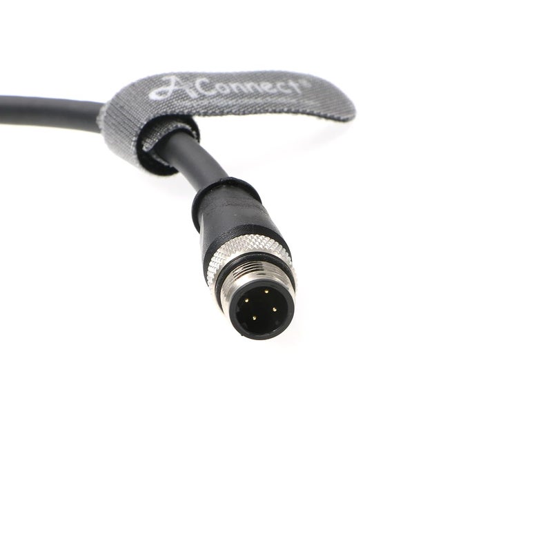 AConnect 4Pin-RJ45-Ethernet-Industrial-Cat5e-Cable D-Code M12 4 Pin Male to RJ45 Male Cat5e High Flex Ethernet Shielded Cable Industrial Field-wireable Machinery Sensor Camera 3.3Ft|1M - Image 3